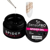 Cumpara ieftin Spider Gel SensoPRO Milano Ice Clear, 5 ml