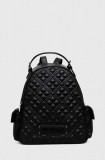 Love Moschino rucsac femei, culoarea negru, mic, cu imprimeu