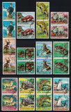 COMORE 1976/1977 - Fauna, animale pe cale de disparitie/ serie completa, perechi, Nestampilat