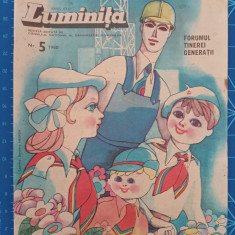 Revista Luminița - 1980 Nr. 5 Mai / Benzi desenate - Burebista - desene Dorandu