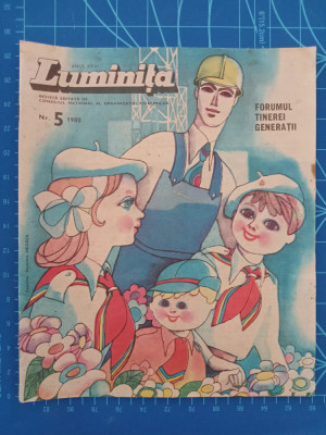 Revista Luminița - 1980 Nr. 5 Mai / Benzi desenate - Burebista - desene Dorandu foto
