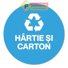 Semn albastru hartie si carton foto