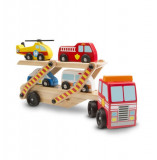 Transportor cu vehicule de urgenta melissa and doug, Melissa &amp; Doug