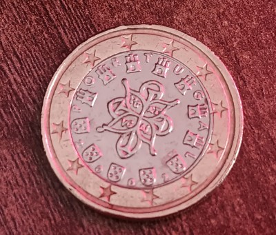 C50 - Moneda foarte veche - 1 euro - Portugalia - 2002 foto
