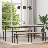 vidaXL Masă de dining natural 180 x 90 x 75 cm Lemn de pin masiv 892793