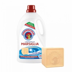 Detergent lichid rufe, concentrat, Marsiglia, 35 spalari, 1750 ML, cu Degresant, ChanteClair