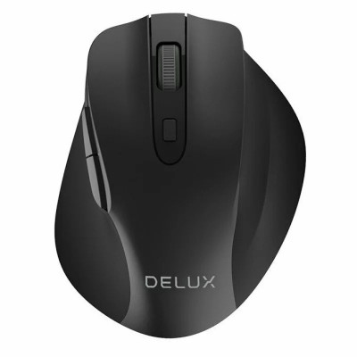 MOUSE DELUX wireless negru M517GX foto