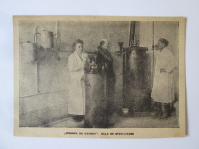 Rară! București-Spitalul Iubirea de Oameni,sala de sterilizare,c.poș.necir.1926 foto