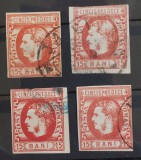 Romania 1869 - Lot Carol l cu Favoriti,Lp.27