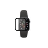 Folie sticla pentru apple watch series 2/3 38 mm adeziv pe margine negru, Flippy