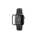 Folie Sticla pentru Apple Watch Series 2/3 38 mm adeziv pe margine Negru