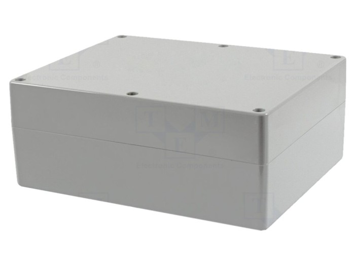 Carcasă universală ABS gri IP66
