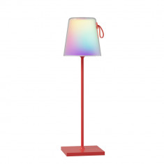 Lampa de masa LED cu atingere si schimbarea culorii, Dolly White RGBW, 5,5 W : Culoare - rosu