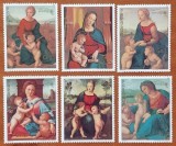 PARAGUAY-1982-&#039;&#039;PICTURI- CELEBRE-RELIGIE&#039;&#039;CRACIUN-82-MADONA cu Pruncul&#039;&#039;-serie de 6v--MNH NESTAMP. -Calitate EXTRA, Nestampilat