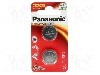 Baterie moneda, 3V, litiu, {{Capacitate}}, PANASONIC - CR2025 B2