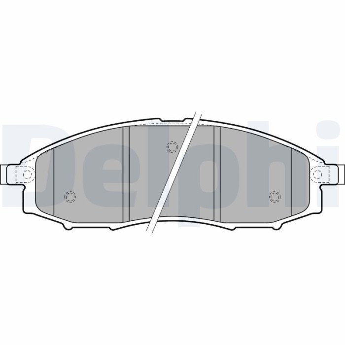 DELPHI LP1772 set placute frana,frana disc
