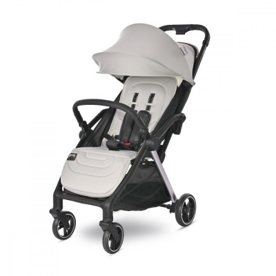 Carucior 2 in 1 autofold, Lorelli Loret, set adaptori inclus, cosulet auto inclus, pana la 22 kg, Grey Jasper foto