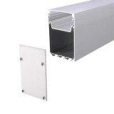 Profil Aluminiu Banda LED 2m 50x75mm Alb - Dispersor Lumina