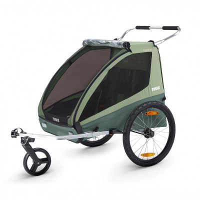 Carucior Chariot Thule Coaster XT Basil Green foto