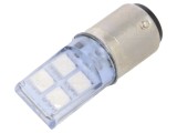 Lampă LED albastră 24V BA15D