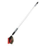 Perie telescopica cu flux de apa pentru spalat masina 97-160 cm AMiO, maner din aluminiu, perie 25,5 cm, pentru vehicule si panouri fotovoltaice