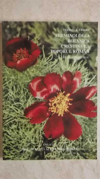 Teresia B. Tataru - Terminologia botanica crestina la poporul roman