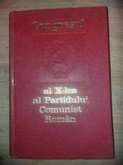 Congresul al X-lea al Partidului Comunist Roman
