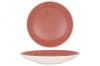 Rinart Farfurie ad&acirc;ncă - Rosa - Porţelan - 25 cm (900cc) - set de 6