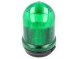 Semnalizator luminos verde, lumina continua, WERMA, 12-240V, IP65, terminale cu surub, &Oslash;100mm