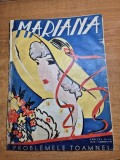 Revista pentru femei - mariana - 1 septembrie 1940 - moda, rujul,guri frumoase,inceperea scolilor