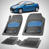 Cumpara ieftin Covorase Tavita Cauciuc Compatibile Peugeot 206 CC 2000-2008, Blue