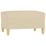 Cumpara ieftin Taburet, crem, 70x55x41 cm, material textil