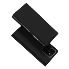 Husa flip honor x6a, dux ducis skin pro, smart pro magnet, negru foto