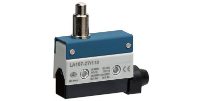 Comutator limitator cu push button fara retinere 24mm inaltime Kenaida LA167-Z7 110 foto