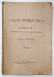 SITUATIA INTERNATIONALA A ROMANIEI , EXPUNERE FACUTA IN ADUNAREA DEPUTATILOR ( 16 -17 DECEMBRIE 1919 ) de ION I.C. BRATIANU , 1919