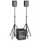 PA SYSTEM 2.1 PORTABIL 280W + MIXER 4 CANALE
