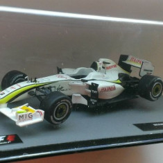 Macheta Brawn GP 001 Jenson Button Campion Formula 1 2009 - IXO/Altaya 1/43 F1