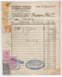 Romana, Gheorghe Vasilescu, &quot;La trenul cu var&quot;, Factura, Ploiesti, 1942