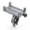 Suport de telefon pentru Bicicleta/Motocicleta/Scuter/Trotineta, FIXATO, Aluminiu, Gri