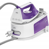 Cumpara ieftin Statie de calcat Braun Carestyle 1 IS1014PU, 2200 W, 6 bar, Talpa FreeGlide3D, Alb/Violet