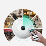 Camera IP Panoramica unghi 360 grade, Wifi, Aplicatie Live pe Telefon,