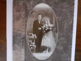 Fotografie Nunta Vintage, Cuplu Franta, Cartonata, Colectie
