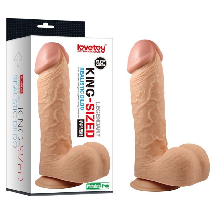 Legendary King-sized Realistic Dildo 23 x 5.5cm - Dildo extra mare