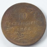 Italia 10 centesimi 1866