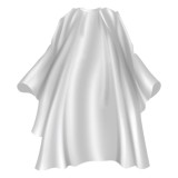 Cumpara ieftin Pelerina coafor/frizerie Rovra - Alba simpla