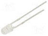 LED 3mm Rosu 400-800mcd 20mA 1.7-2.4V EVERLIGHT 264-7SURC/S400-A8 Dioda Luminiscenta
