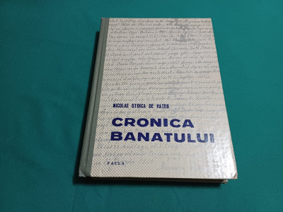 CRONICA BANATULUI / NICOLAE STOICA DE HAȚEG / 1981 * foto