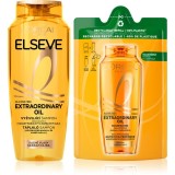 L&rsquo;Or&eacute;al Paris Elseve Extraordinary Oil sampon hranitor pentru par uscat 2 buc