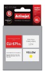 Cartus compatibil Canon CLI-571 Yellow XL, de capacitate mare, Galben, ActiveJet
