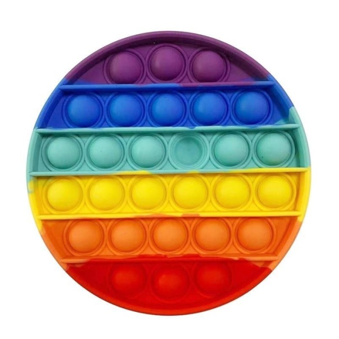 Jucarie POP IT!, antistres, rotund, multicolor